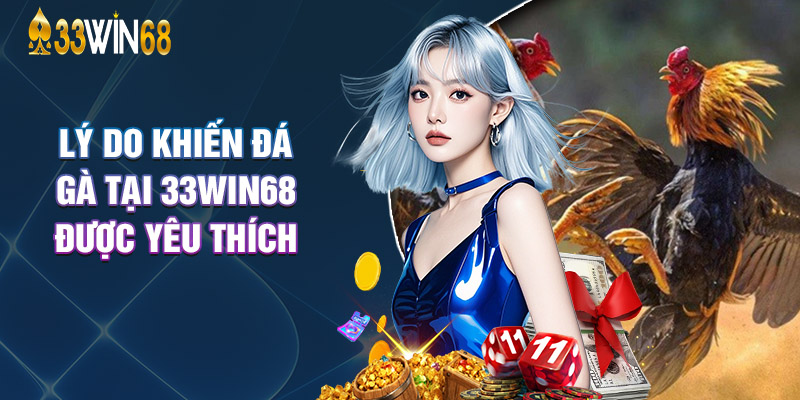 Lý Do Khiến Đá Gà Tại 33Win68 Được Yêu Thích