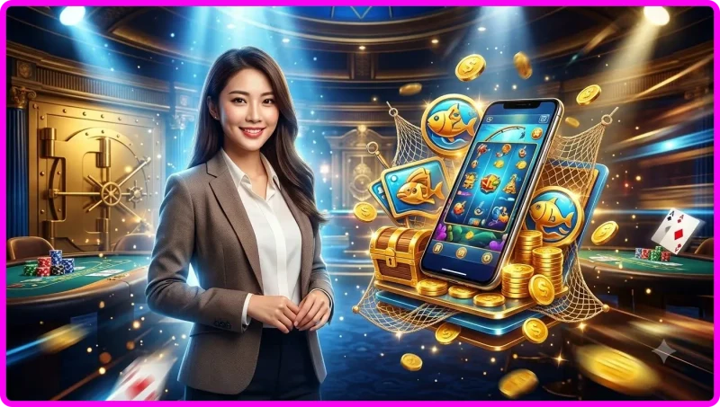 Hệ thống máy game bắn cá 33WIN với đồ họa sắc nét và hiện đại