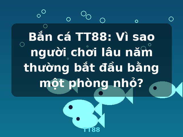 Bắn cá TT88: Vì sao người chơi lâu năm thường bắt đầu bằng một phòng nhỏ? - TT88